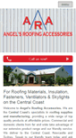 Mobile Screenshot of angelsroofing.com.au